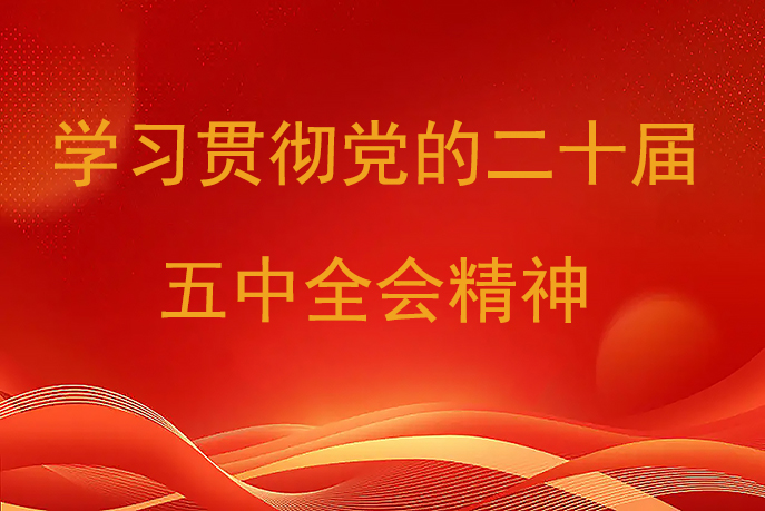 学习贯彻党的二十届五中全会精神